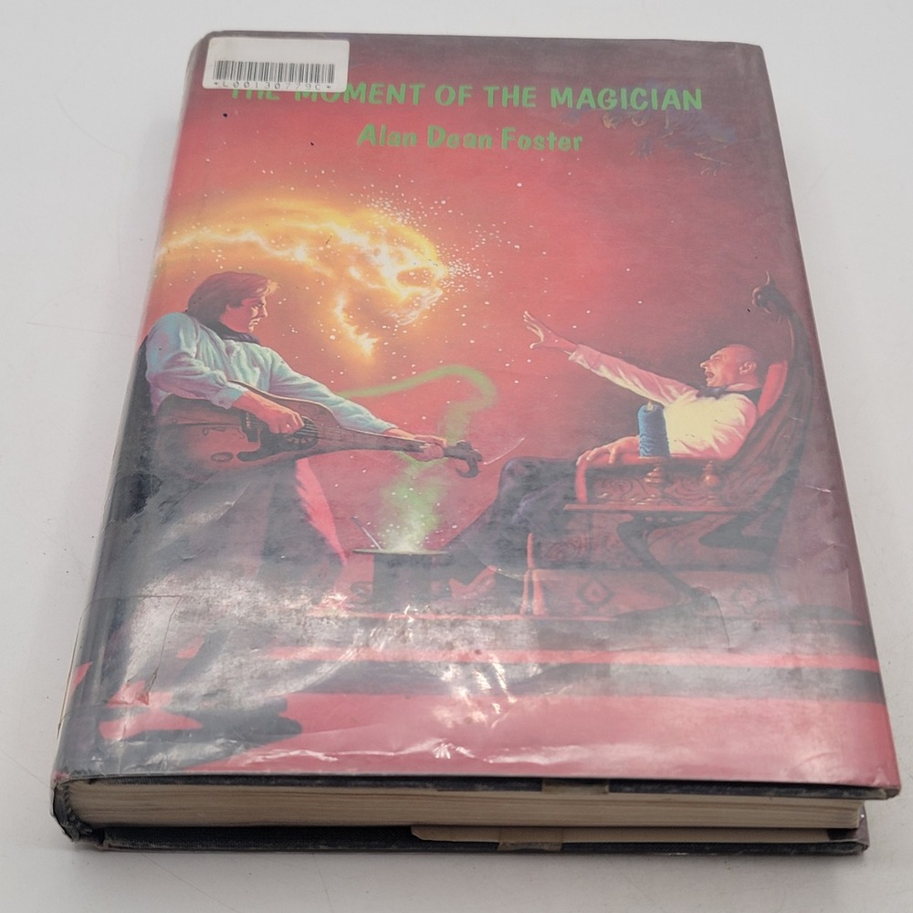 Alan Dean Foster Moment of the Magician HC 1st Ed Spellsinger #4 Ex-Library